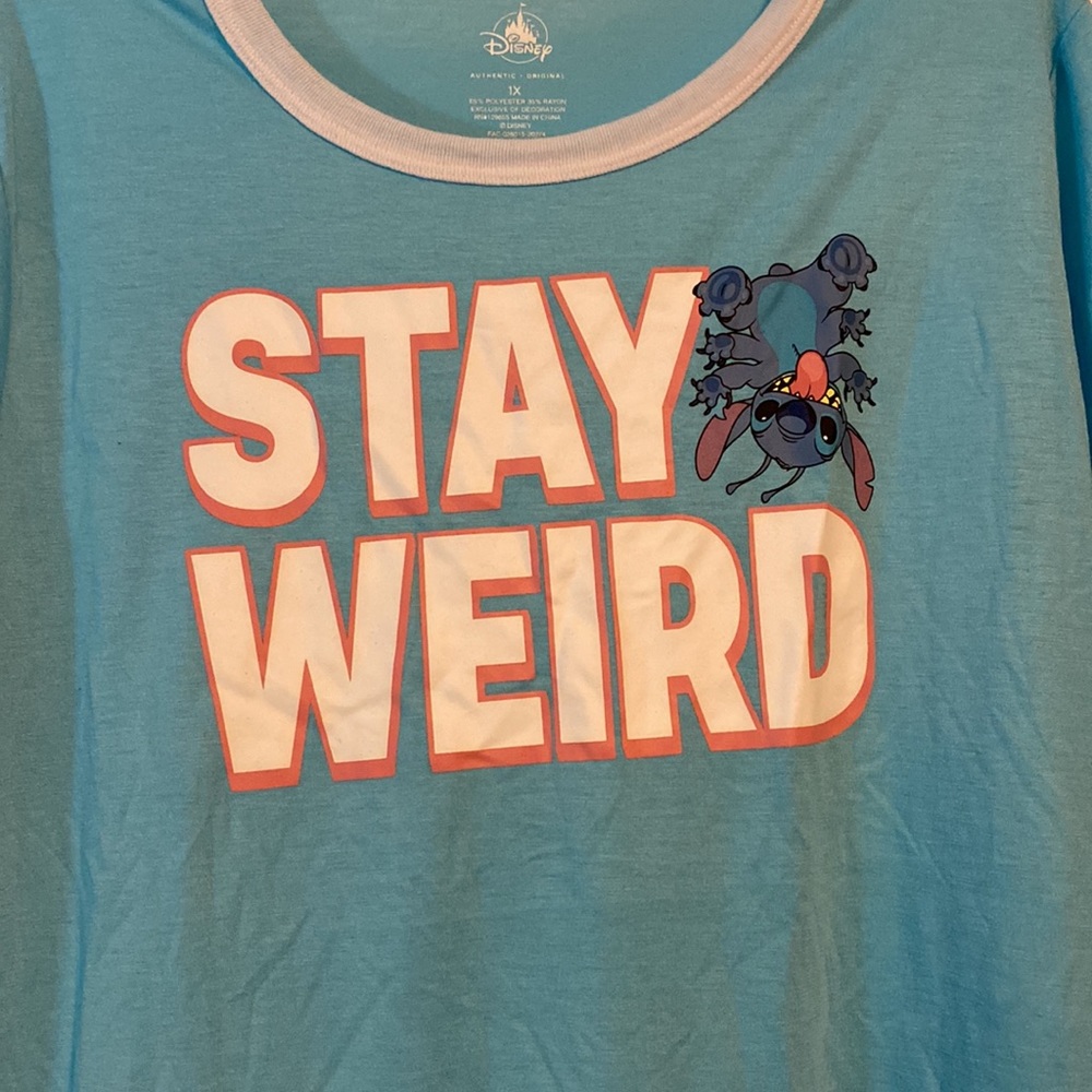 Disney Authentic Stitch Ringer Shirt - Picture 2 of 6